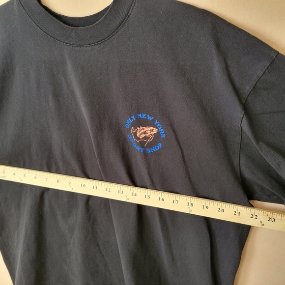 OnlyNY Graphic Tshirt Sportshop Fish Graphic Black Size Large Made‎ in USA - Picture 3 of 8